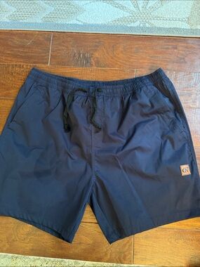Fila Men's Dark Navy Athletic Drawstring Shorts